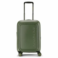 Outlet Mandarina Duck Logoduck 4-Rollen Kabinentrolley 55 cm pine green