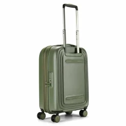 Outlet Mandarina Duck Logoduck 4-Rollen Kabinentrolley 55 cm pine green