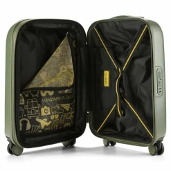 Outlet Mandarina Duck Logoduck 4-Rollen Kabinentrolley 55 cm pine green