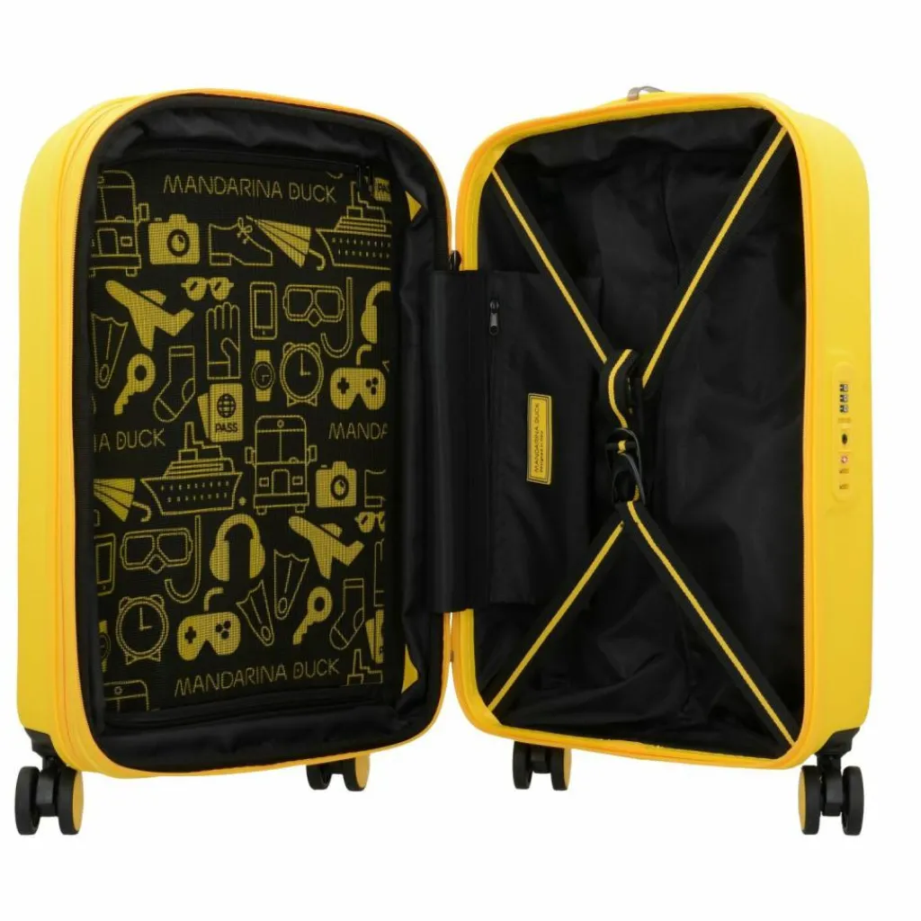 Online Mandarina Duck Logoduck 4-Rollen Kabinentrolley 56 cm duck yellow