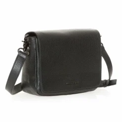 Outlet Mandarina Duck Mellow Leather Umhängetasche Leder 23 cm nero
