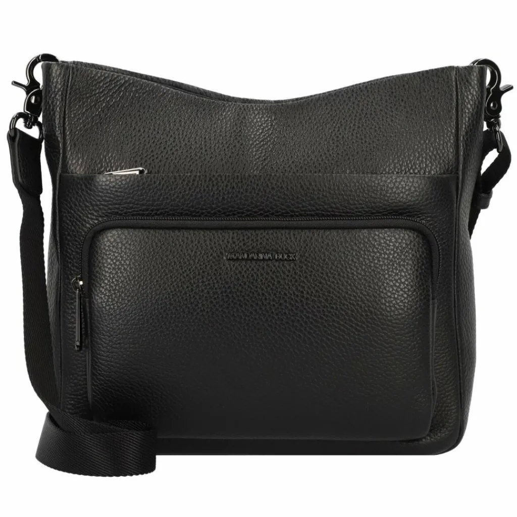 Discount Mandarina Duck Mellow Leather Umhängetasche Leder 30 cm nero