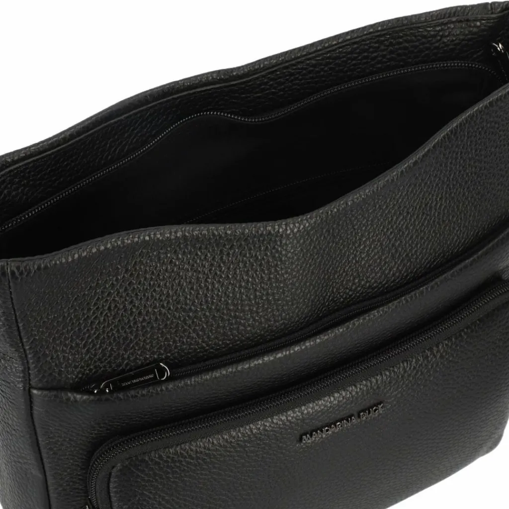 Discount Mandarina Duck Mellow Leather Umhängetasche Leder 30 cm nero