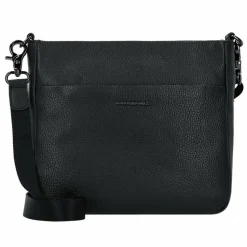 Hot Mandarina Duck Mellow Umhängetasche Leder 27 cm nero