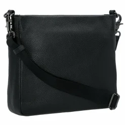 Hot Mandarina Duck Mellow Umhängetasche Leder 27 cm nero