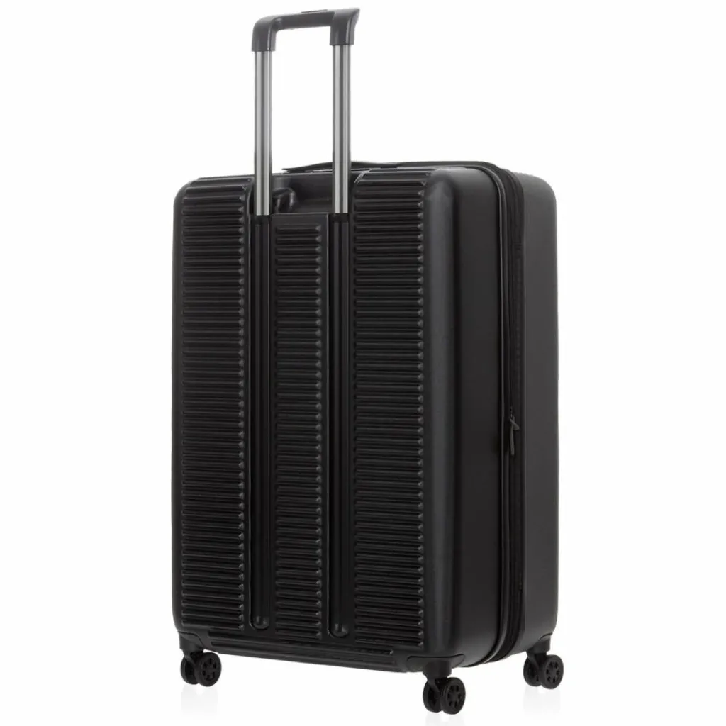 Mandarina Duck Hartgepäck|4-Rollen Koffer<Tank Case 4 Rollen Trolley L 75 cm mit Dehnfalte black