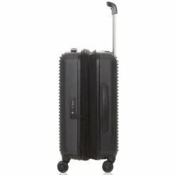 Mandarina Duck Hartgepäck Kabinengepäck|4-Rollen Kabinentrolleys<Tank Case 4 Rollen Kabinentrolley S 55 cm mit Dehnfalte black
