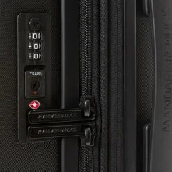 Mandarina Duck Hartgepäck Kabinengepäck|4-Rollen Kabinentrolleys<Tank Case 4 Rollen Kabinentrolley S 55 cm mit Dehnfalte black