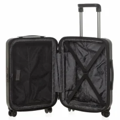 Mandarina Duck Hartgepäck Kabinengepäck|4-Rollen Kabinentrolleys<Tank Case 4 Rollen Kabinentrolley S 55 cm mit Dehnfalte black
