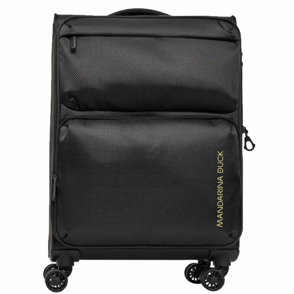 Clearance Mandarina Duck Zephyr 4 Rollen Trolley M 67 cm mit Dehnfalte black