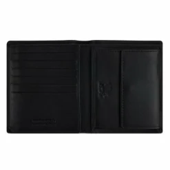 Clearance mano Don Andrea Geldbörse RFID Schutz Leder 10 cm schwarz