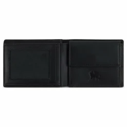Hot mano Don Andrea Geldbörse RFID Schutz Leder 9.5 cm schwarz