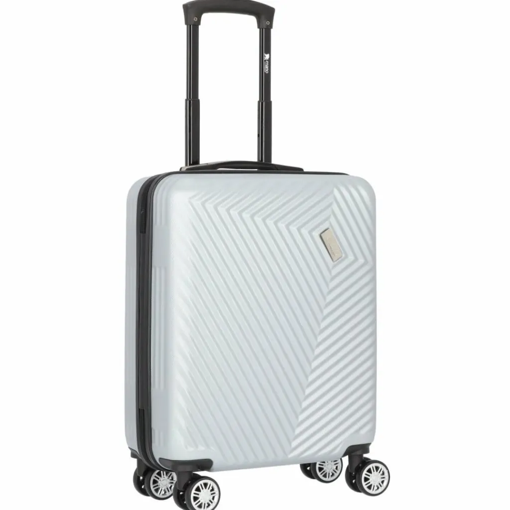 Outlet mano Don Carlo 4-Rollen Kabinentrolley 55 cm silber