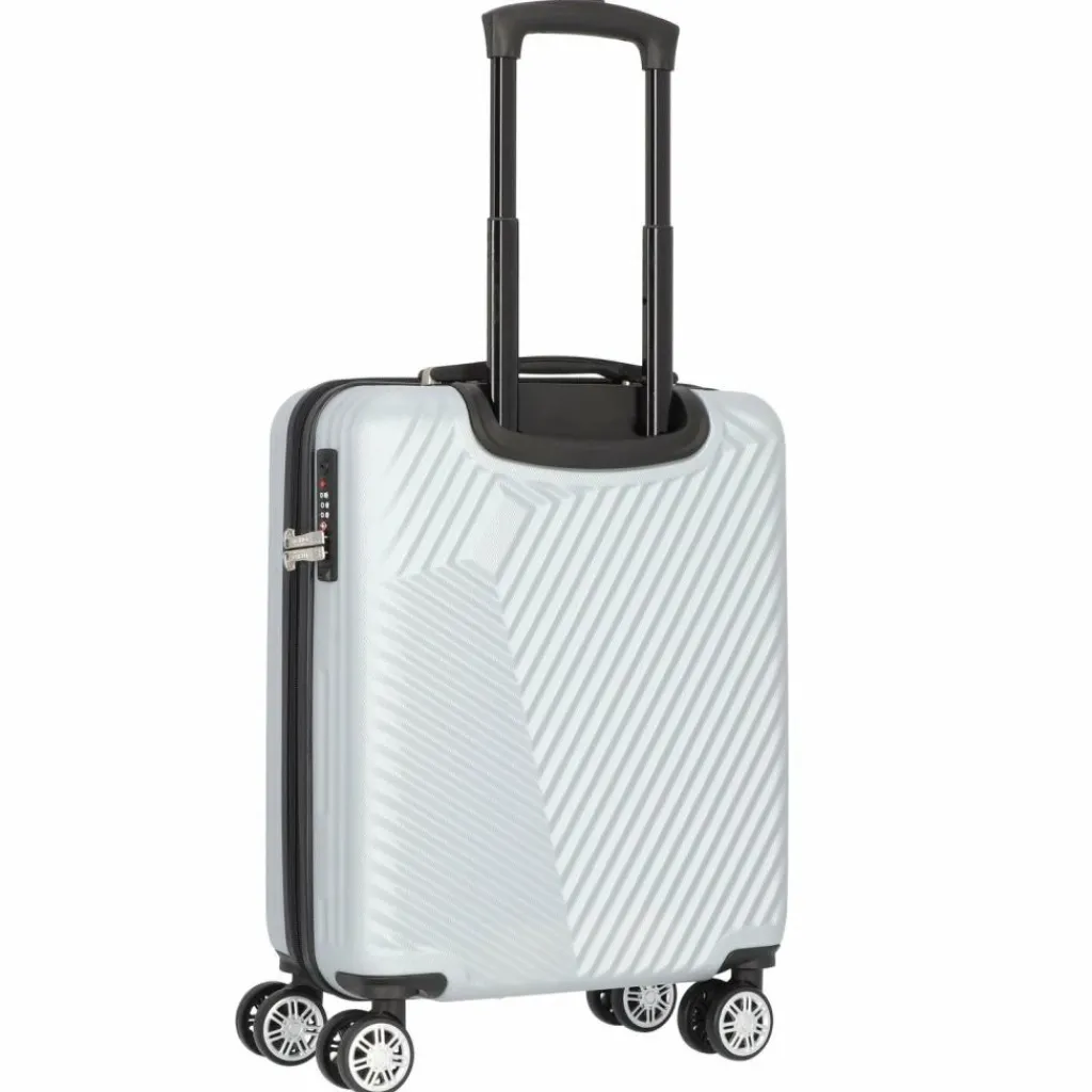 Outlet mano Don Carlo 4-Rollen Kabinentrolley 55 cm silber