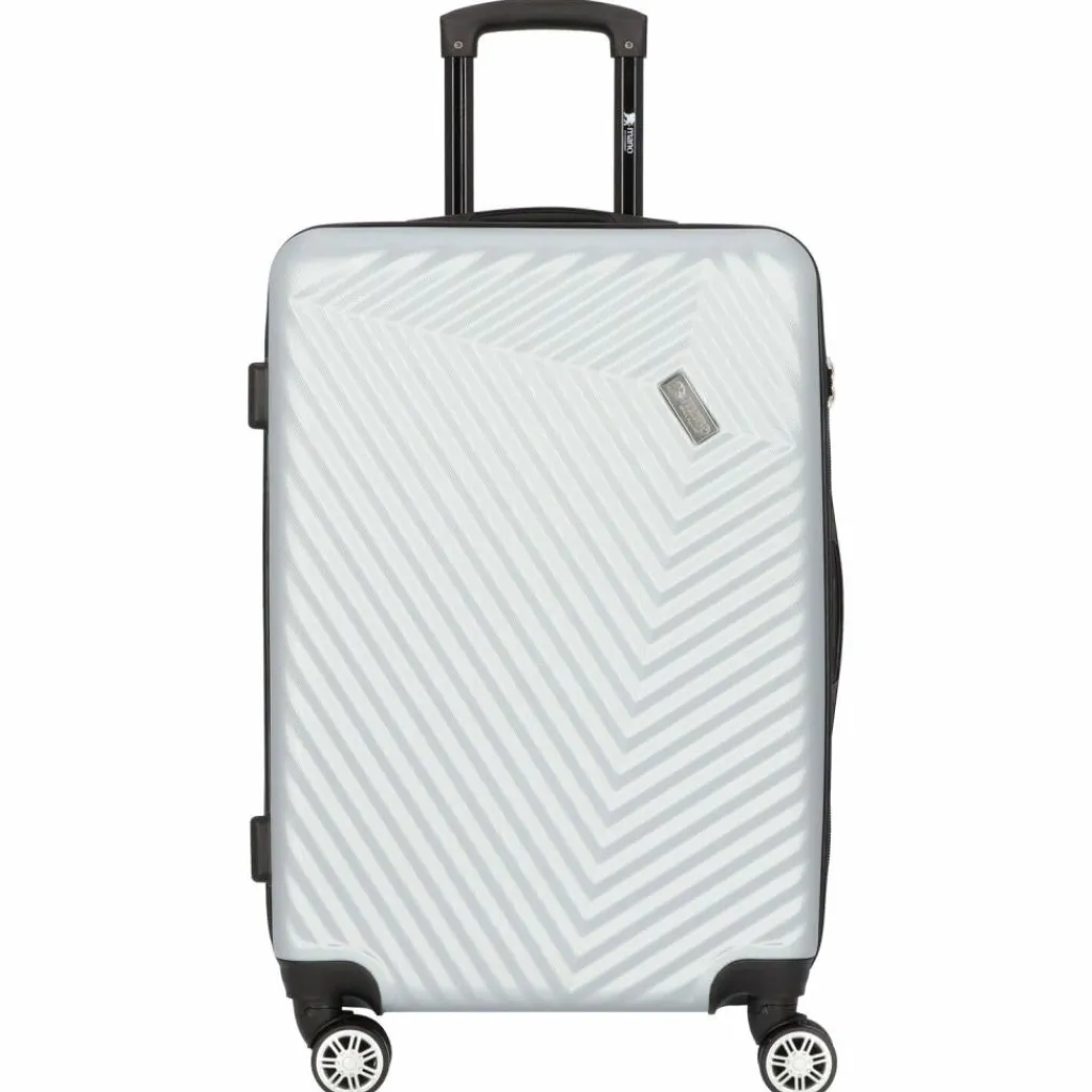 Hot mano Don Carlo 4-Rollen Trolley 67 cm silber