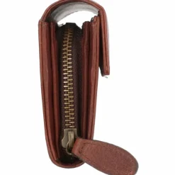 Online mano Don Leon Geldbörse Leder 18,5 cm mittelbraun