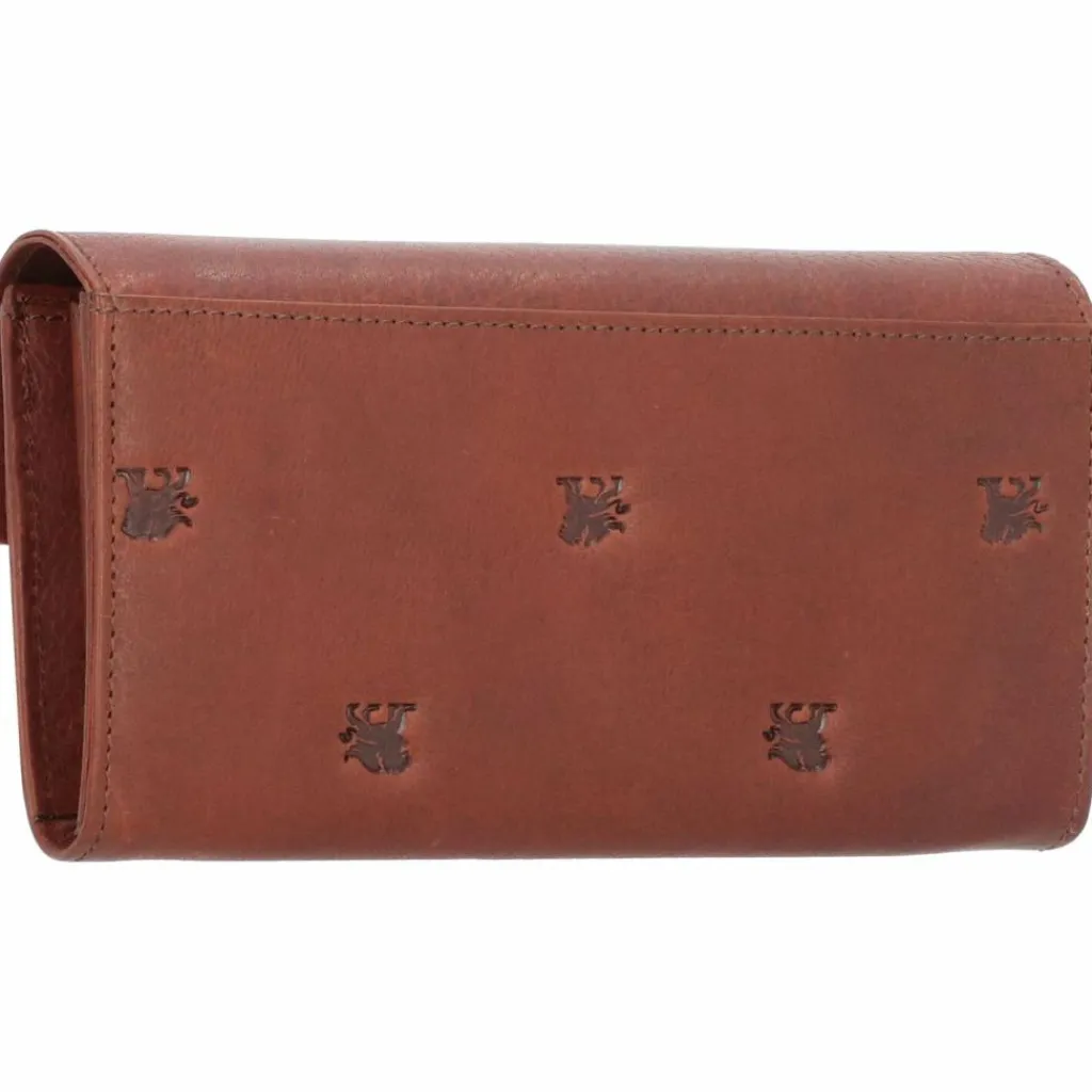 Online mano Don Leon Geldbörse Leder 18,5 cm mittelbraun