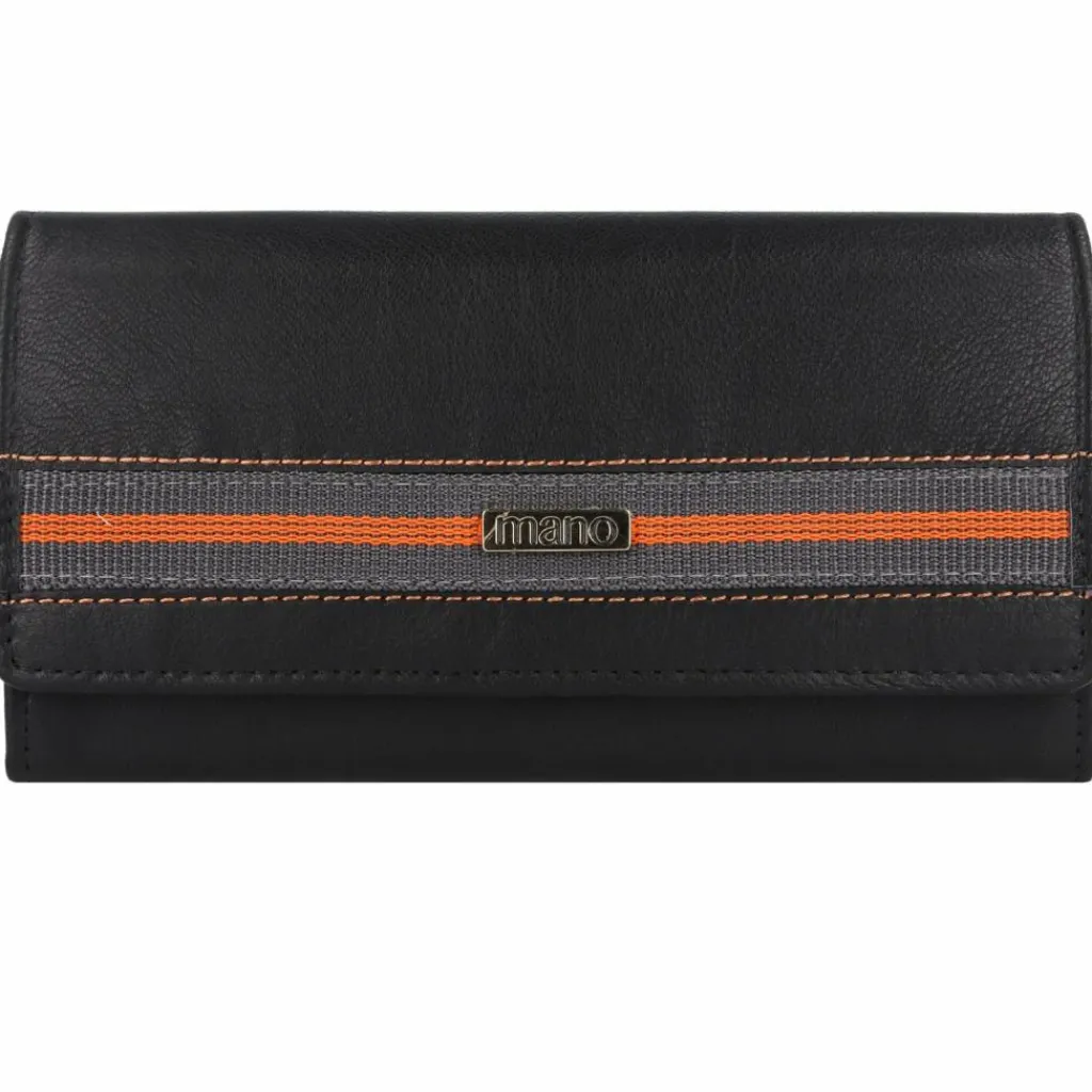 Damen mano Don Leonardo Geldbörse RFID Leder 18 cm