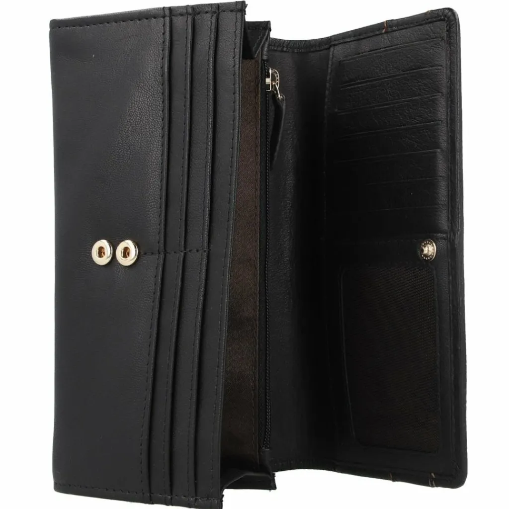 Damen mano Don Leonardo Geldbörse RFID Leder 18 cm