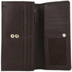 Discount mano Don Leonardo Geldbörse RFID Leder 18 cm dunkelbraun