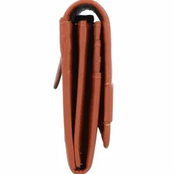 mano Damengeldbörsen Querformat<Don Leonardo Geldbörse RFID Leder 18 cm cognac