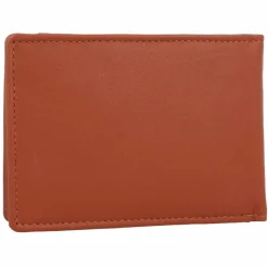 Outlet mano Don Leonardo Geldbörse RFID Leder 12 cm cognac