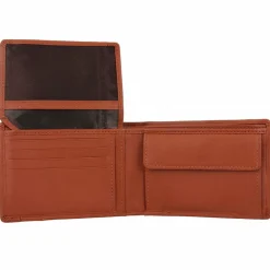 Outlet mano Don Leonardo Geldbörse RFID Leder 12 cm cognac