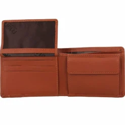 mano Herrengeldbörsen Querformat<Don Leonardo Geldbörse RFID Leder 10 cm cognac