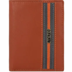 mano Herrengeldbörsen Querformat|Herrengeldbörsen Hochformat<Don Leonardo Geldbörse RFID Leder 12,5 cm cognac