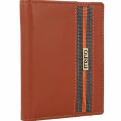 mano Herrengeldbörsen Querformat|Herrengeldbörsen Hochformat<Don Leonardo Geldbörse RFID Leder 12,5 cm cognac