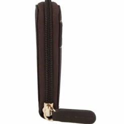 mano Damengeldbörsen Querformat<Don Leonardo Geldbörse RFID Leder 18 cm dunkelbraun