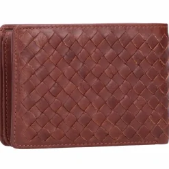 New mano Don Luca Geldbörse Leder 12 cm cognac