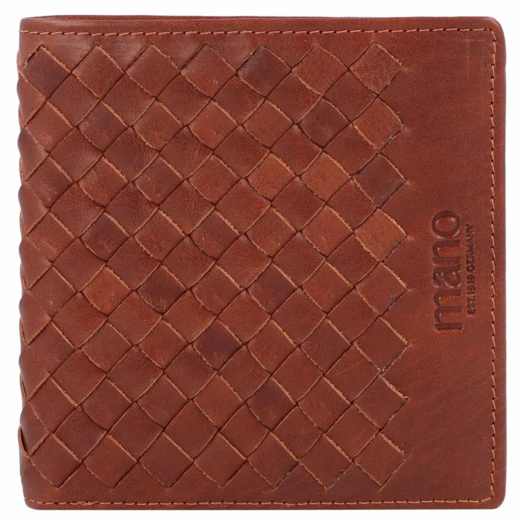 Herren mano Don Luca Geldbörse Leder 10,5 cm