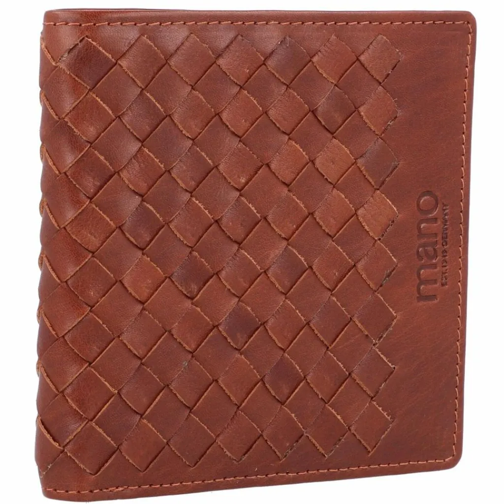 Herren mano Don Luca Geldbörse Leder 10,5 cm