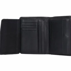 mano Herrengeldbörsen Hochformat<Don Luca Geldbörse Leder 10 cm schwarz