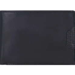 mano Herrengeldbörsen Querformat<Don Marco Geldbörse RFID Leder 12 cm schwarz