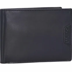 mano Herrengeldbörsen Querformat<Don Marco Geldbörse RFID Leder 12 cm schwarz