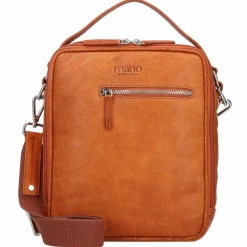 Online mano Don Pietro Handtasche Leder 25 cm cognac