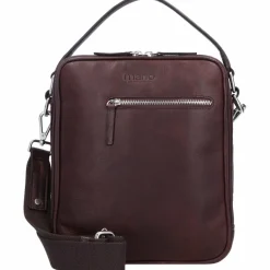 mano Henkeltaschen<Don Pietro Handtasche Leder 25 cm dunkelbraun