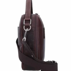 mano Henkeltaschen<Don Pietro Handtasche Leder 25 cm dunkelbraun