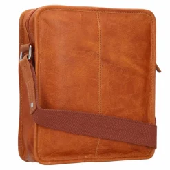 mano Umhängetaschen<Don Pietro Umhängetasche Leder 22,5 cm cognac