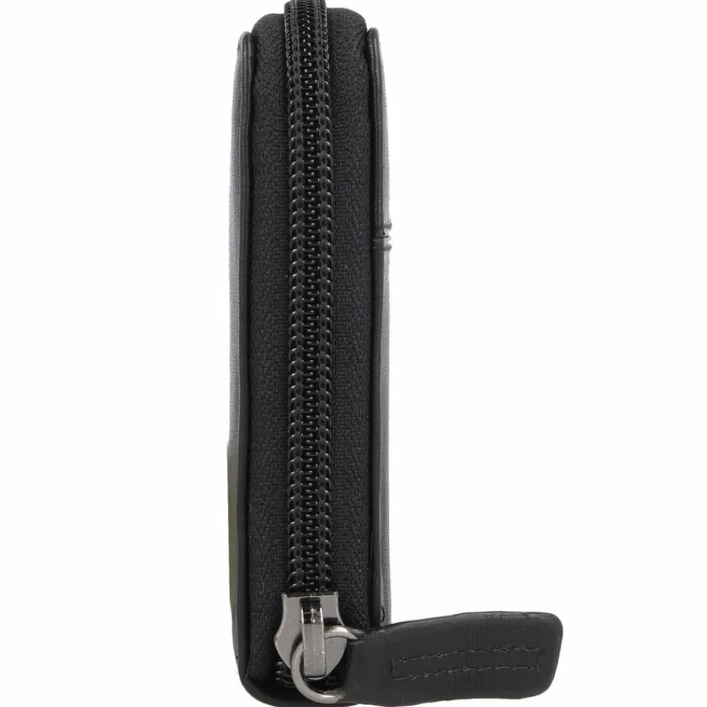 mano Damengeldbörsen Querformat<Don Romeo Geldbörse RFID Leder 18 cm schwarz