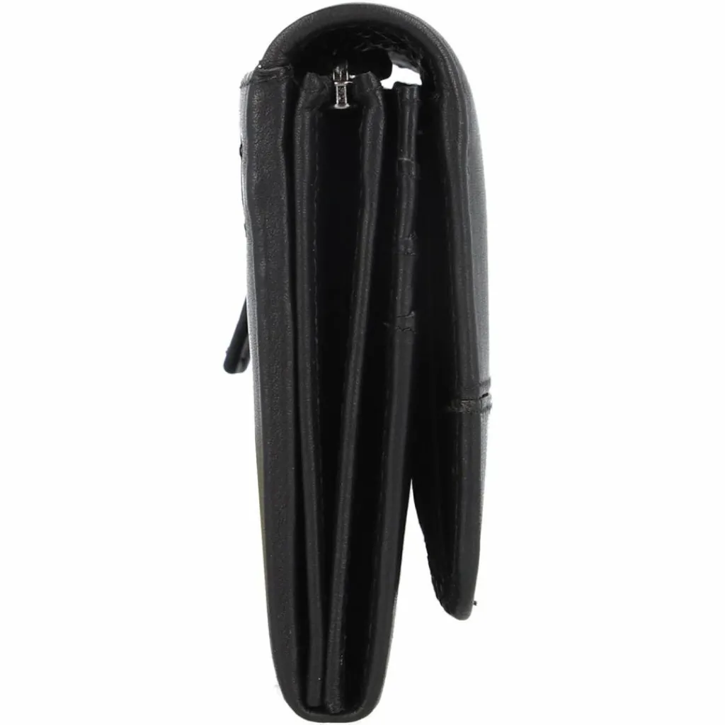 mano Damengeldbörsen Querformat<Don Romeo Geldbörse RFID Leder 18 cm schwarz