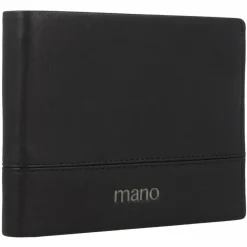 mano Herrengeldbörsen Querformat<Don Romeo Geldbörse RFID Leder 13 cm schwarz