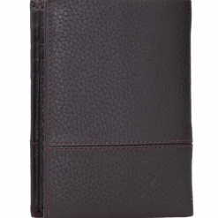 mano Don Tommas Geldbörse Leder 9 cm braun