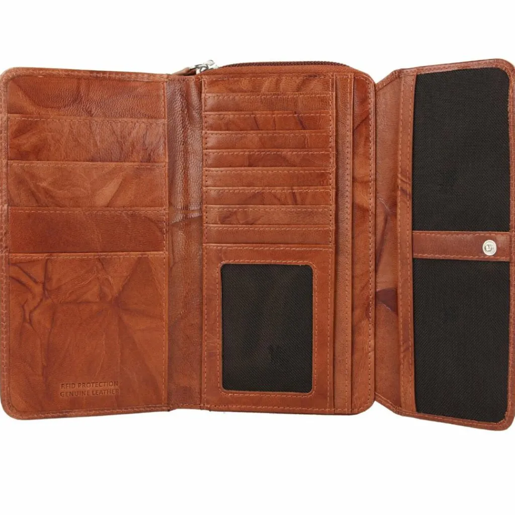 Damen mano Donna Aurona Geldbörse RFID Leder 18 cm