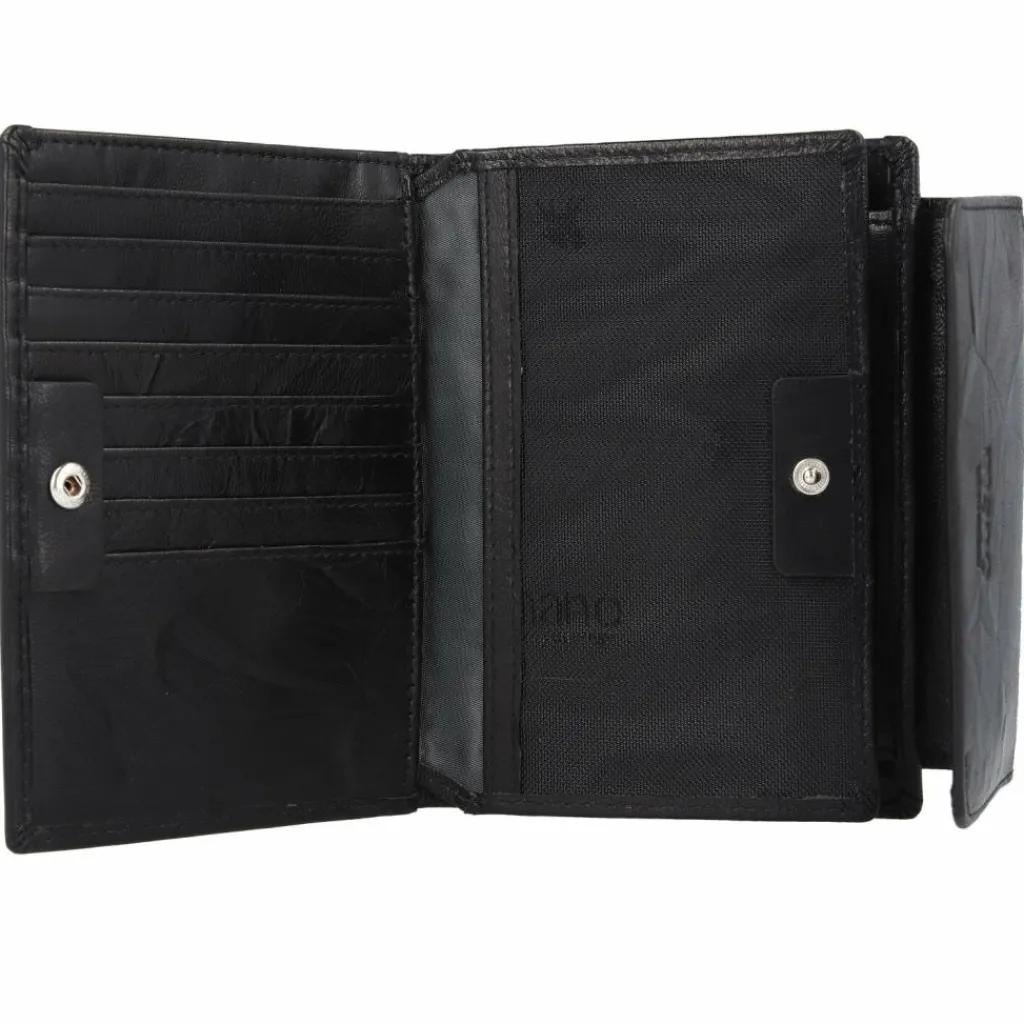 Damen mano Donna Aurona Geldbörse RFID Leder 14 cm