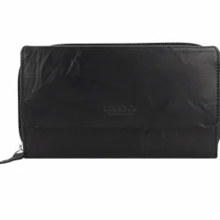 Online mano Donna Aurona Geldbörse RFID Leder 18 cm schwarz
