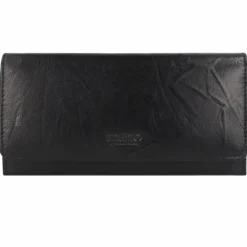 Online mano Donna Aurona Geldbörse RFID Leder 19 cm schwarz