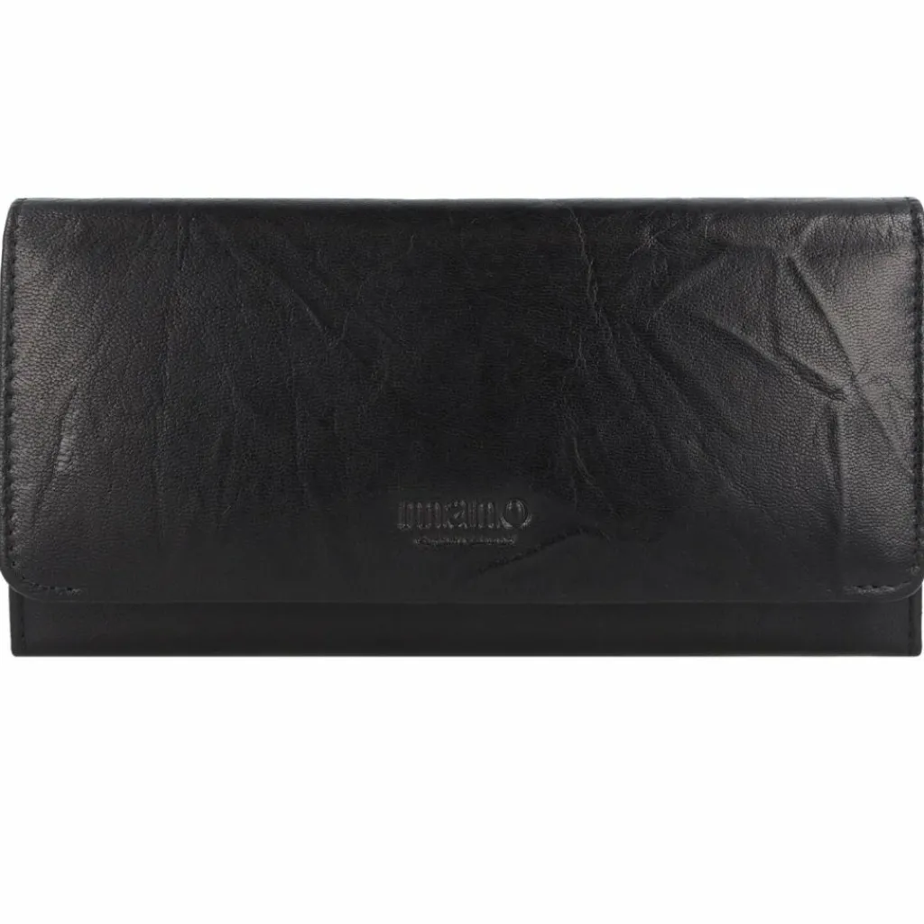 Online mano Donna Aurona Geldbörse RFID Leder 19 cm schwarz